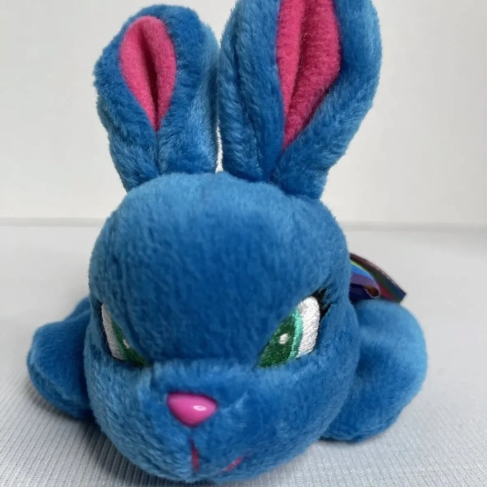 Lisa Frank Blue Boopsidoodle Bunny Beenie Baby! 💕✨ - Picture 3 of 9